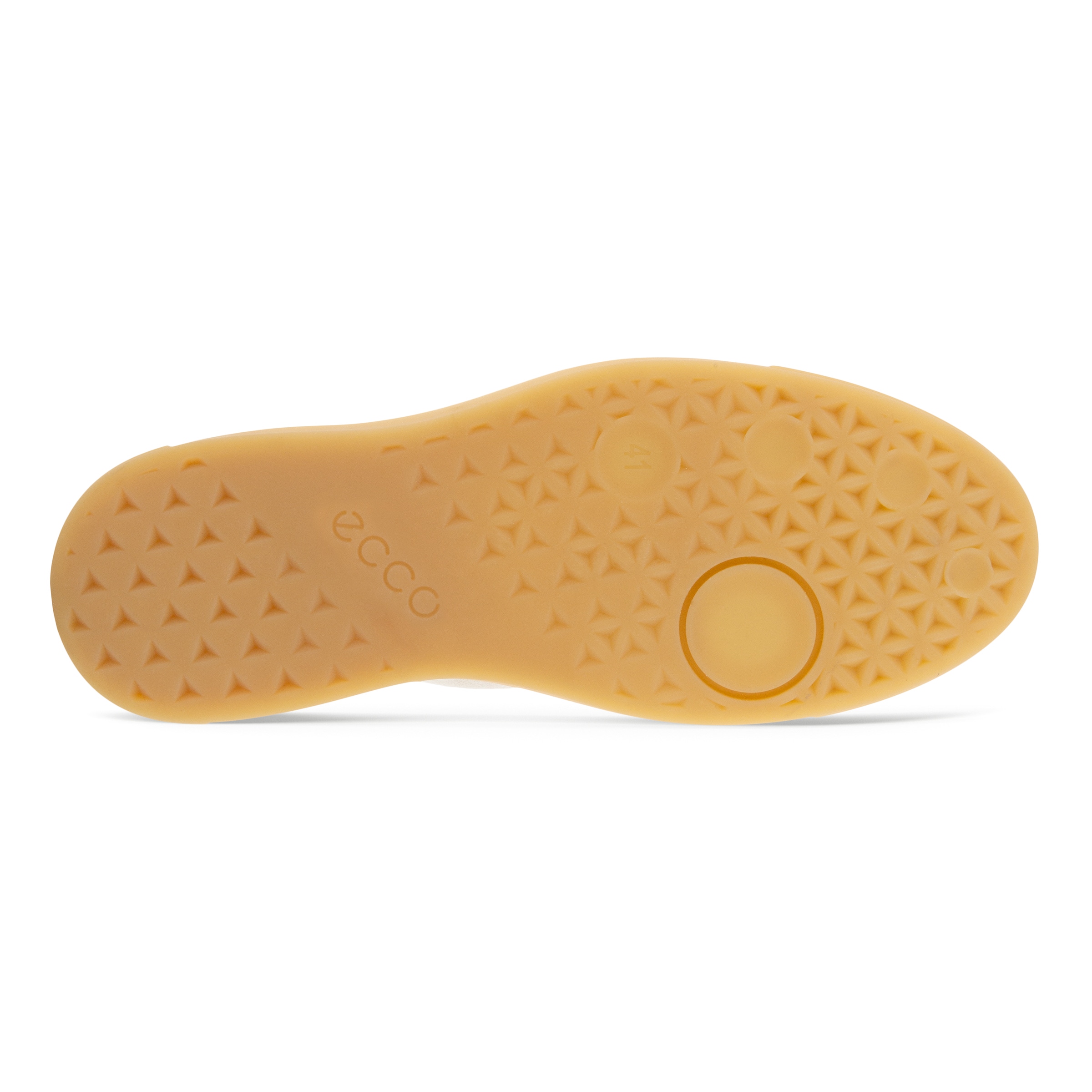 ECCO Street Tray メンズ レザースニーカー - ベージュ - Sole