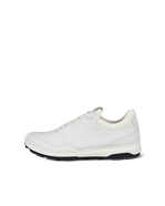 Men's ECCO® Golf Biom Hybrid 3 Leather Golf Shoe - White - Outside