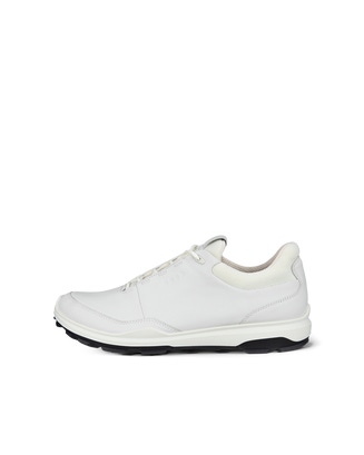 ECCO Golf BIOM Hybrid 3 メンズ レザーゴルフシューズ - White - Outside