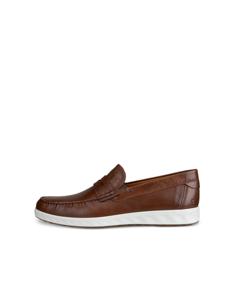 ECCO S LITE MOC MEN'S PENNY LOAFER BOAT SHOE | Brown