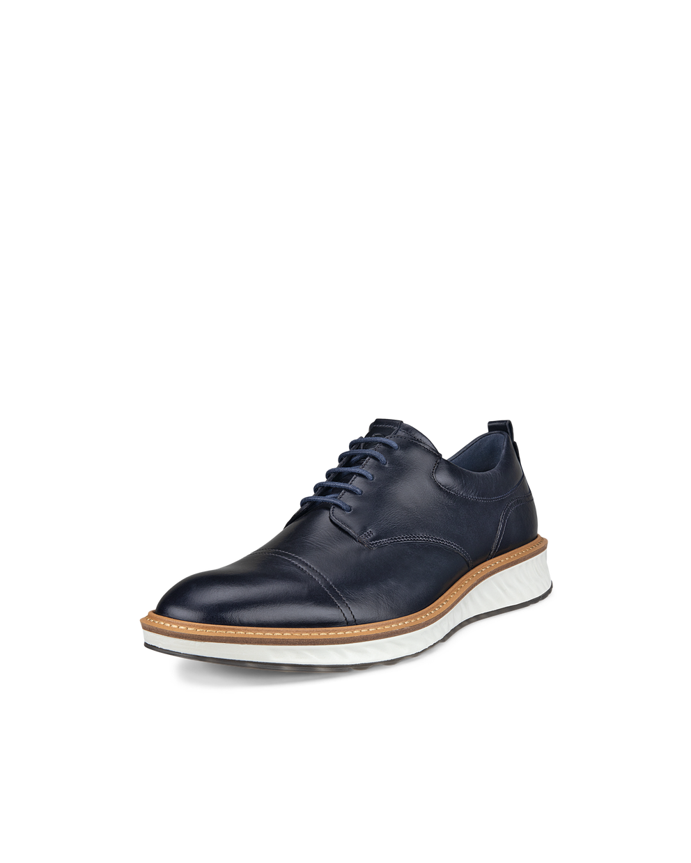 Men's ECCO® St.1 Hybrid Leather Derby Shoe - Blue - Main