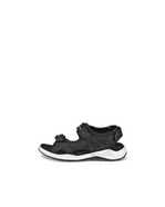 Boys' ECCO® X-Trinsic Nubuck Sandal - Black - Outside