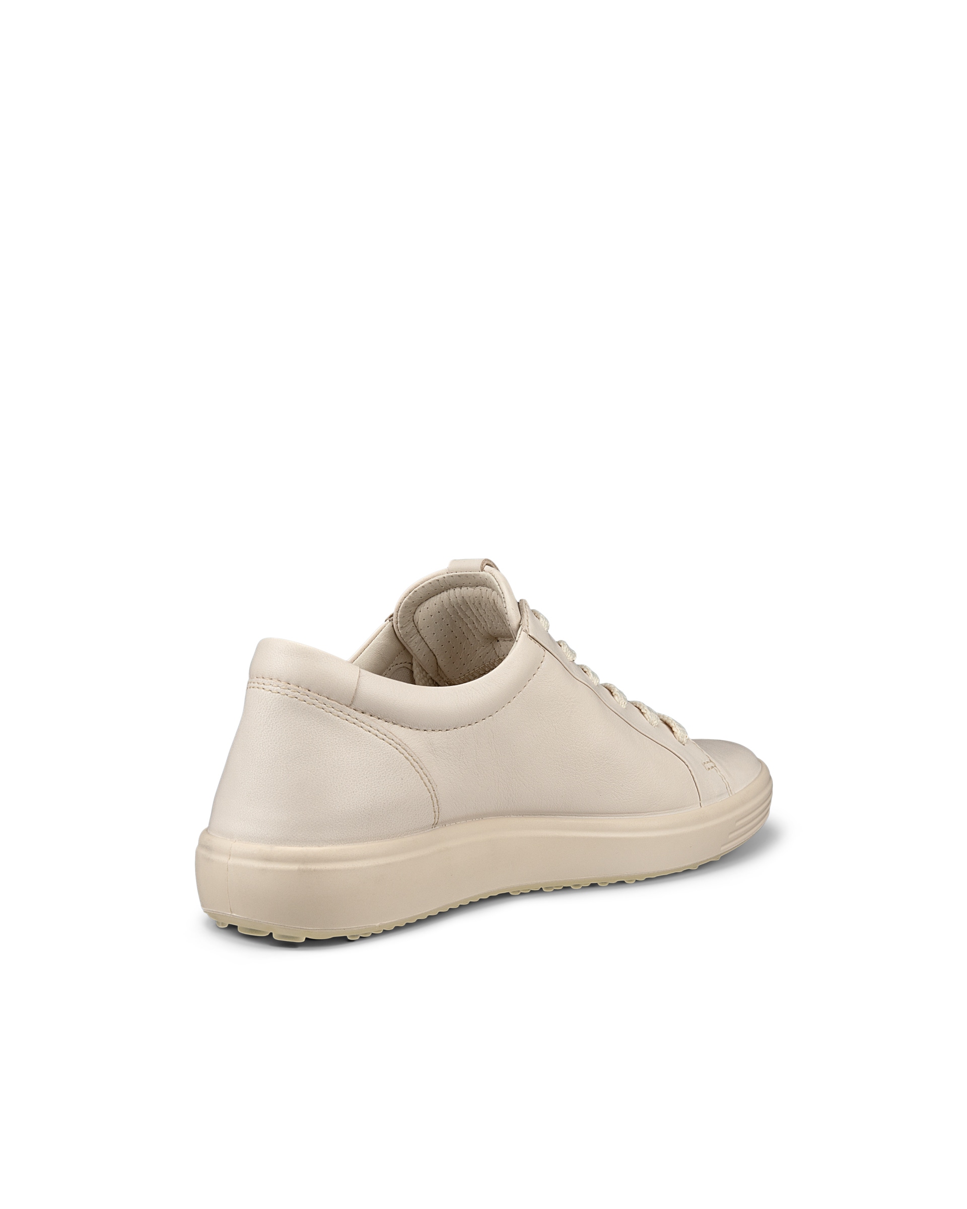 Women's ECCO® Soft 7 Leather Sneaker - Brown - Back