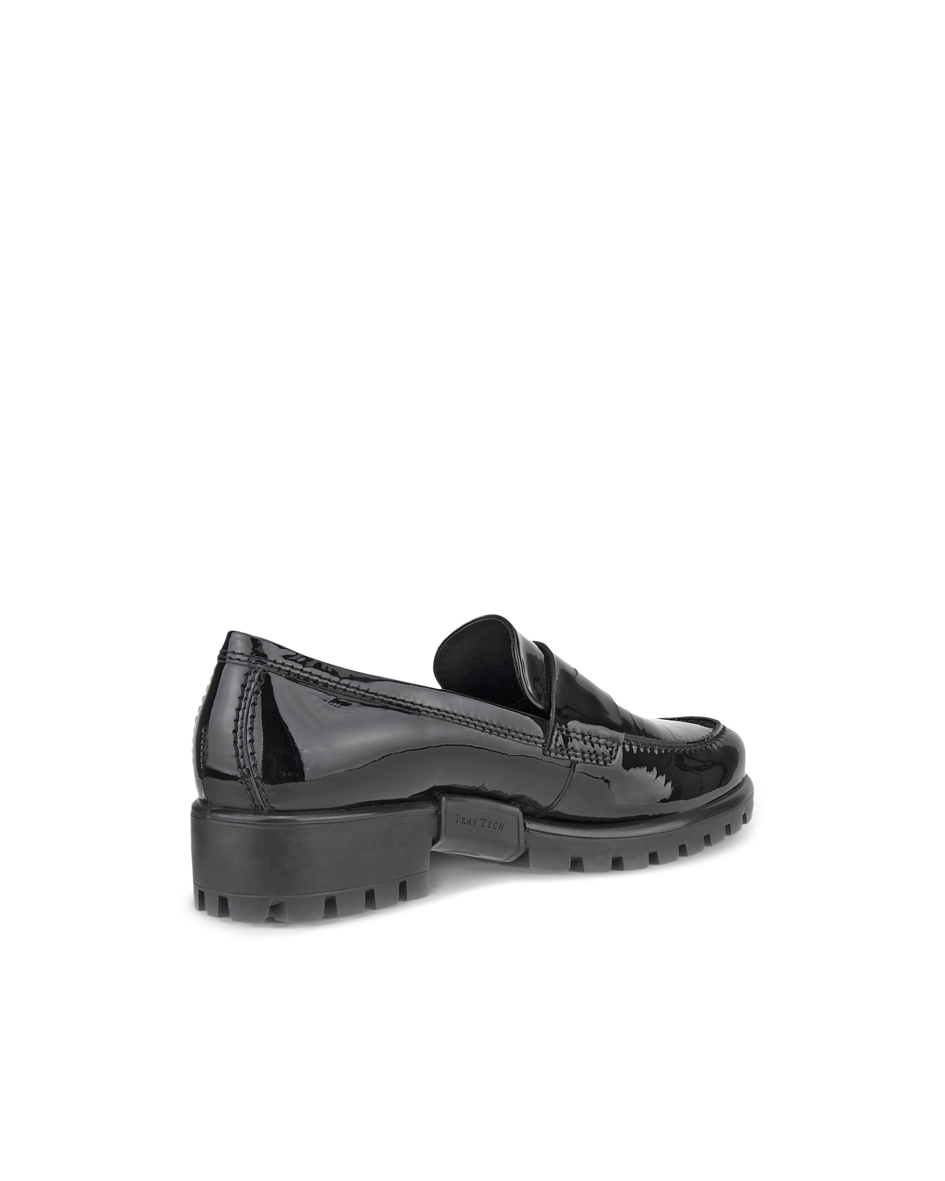 ECCO Women's Modtray Moc-toe Penny Loafers - Black - Back