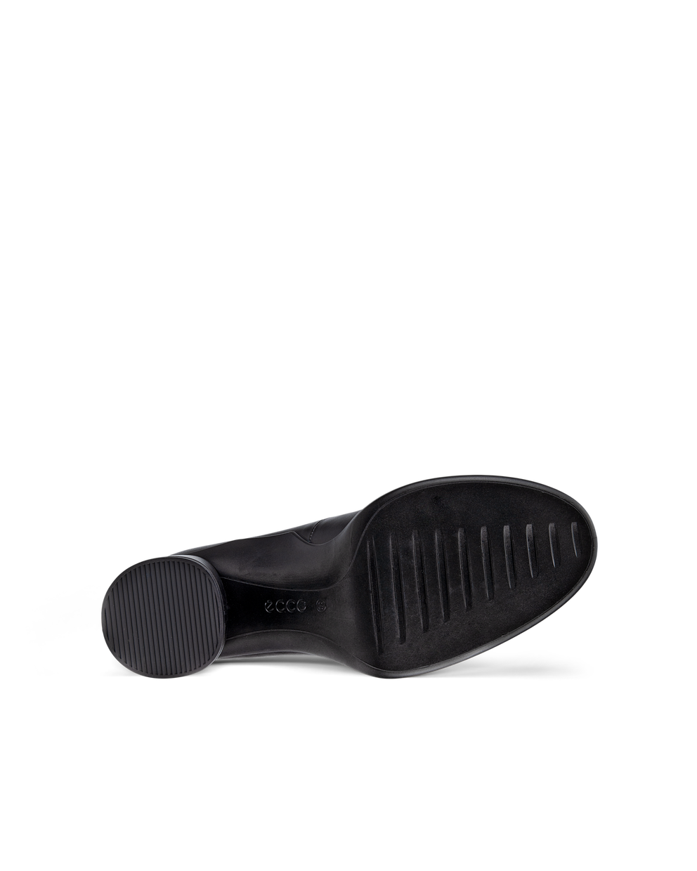 ECCO® Sculpted LX 55 escarpins en cuir à talon carré pour femme - Noir - Sole