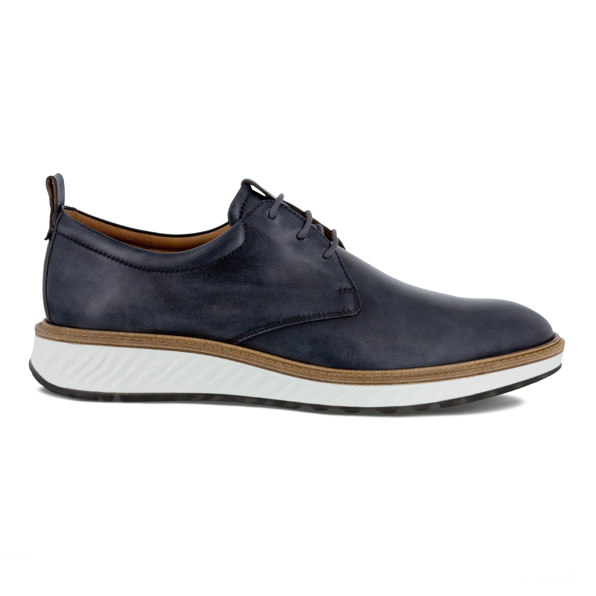 ECCO ST.1 Hybrid Derby Shoes - Grey - Outside