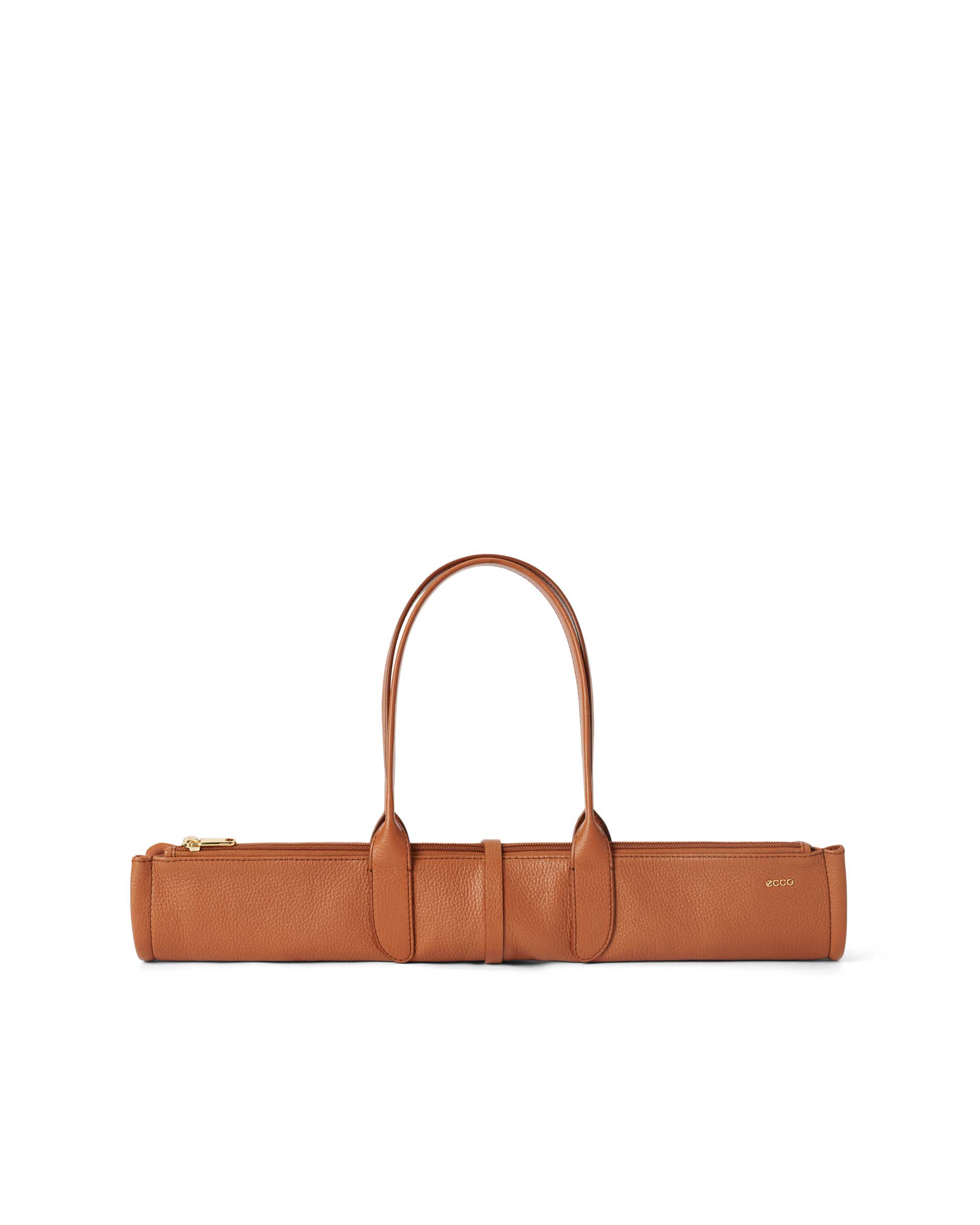 ECCO® Tote kožna duboka prostrana torba - Smeđa - Detail-1