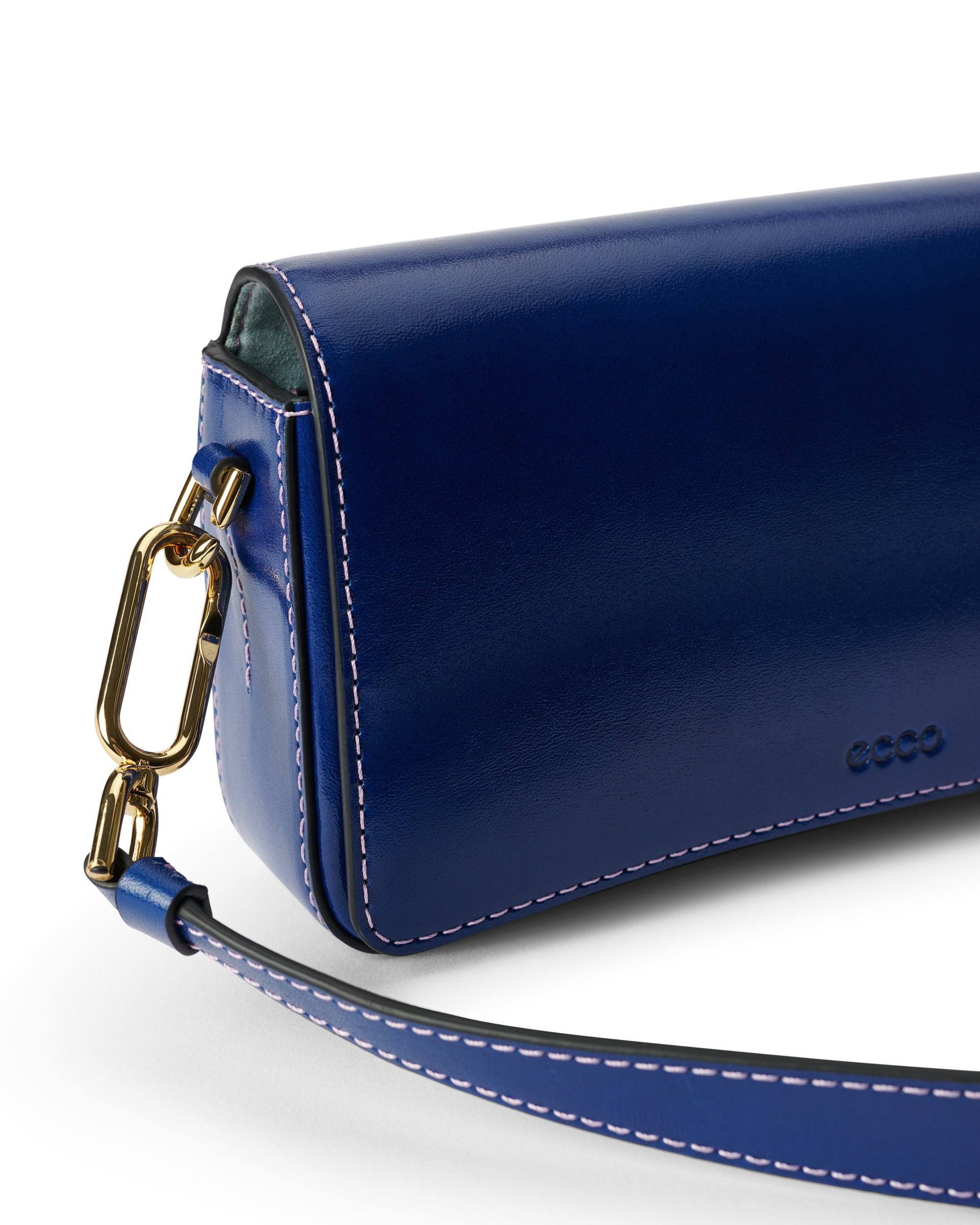 Bolso de hombro piel ECCO® Pinch - Azul - Detail-1