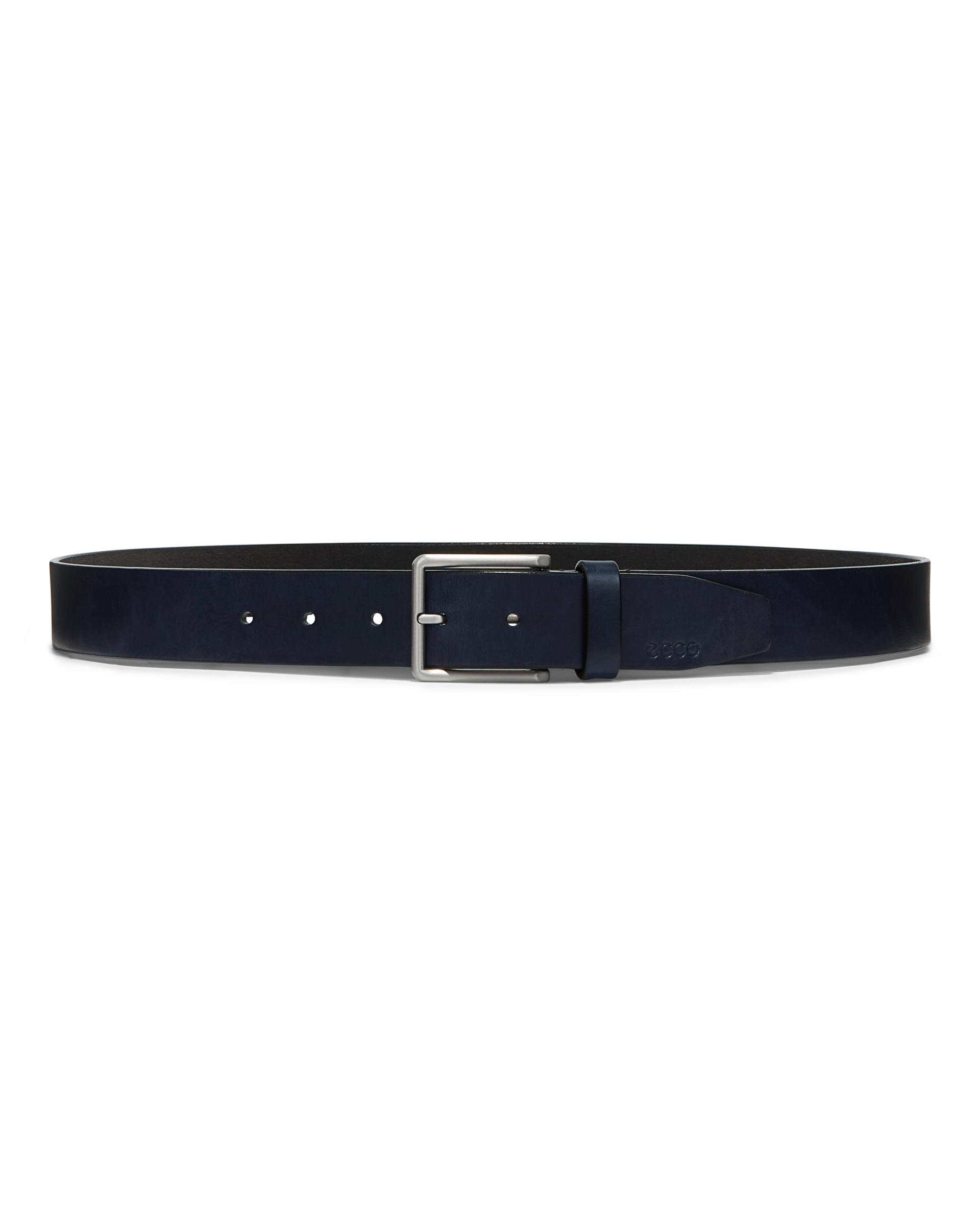 Men's ECCO® Leather Belt - Blue - Main