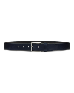 Men's ECCO® Leather Belt - Blue - Main