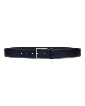 Men's ECCO® Leather Belt - Blue - Main