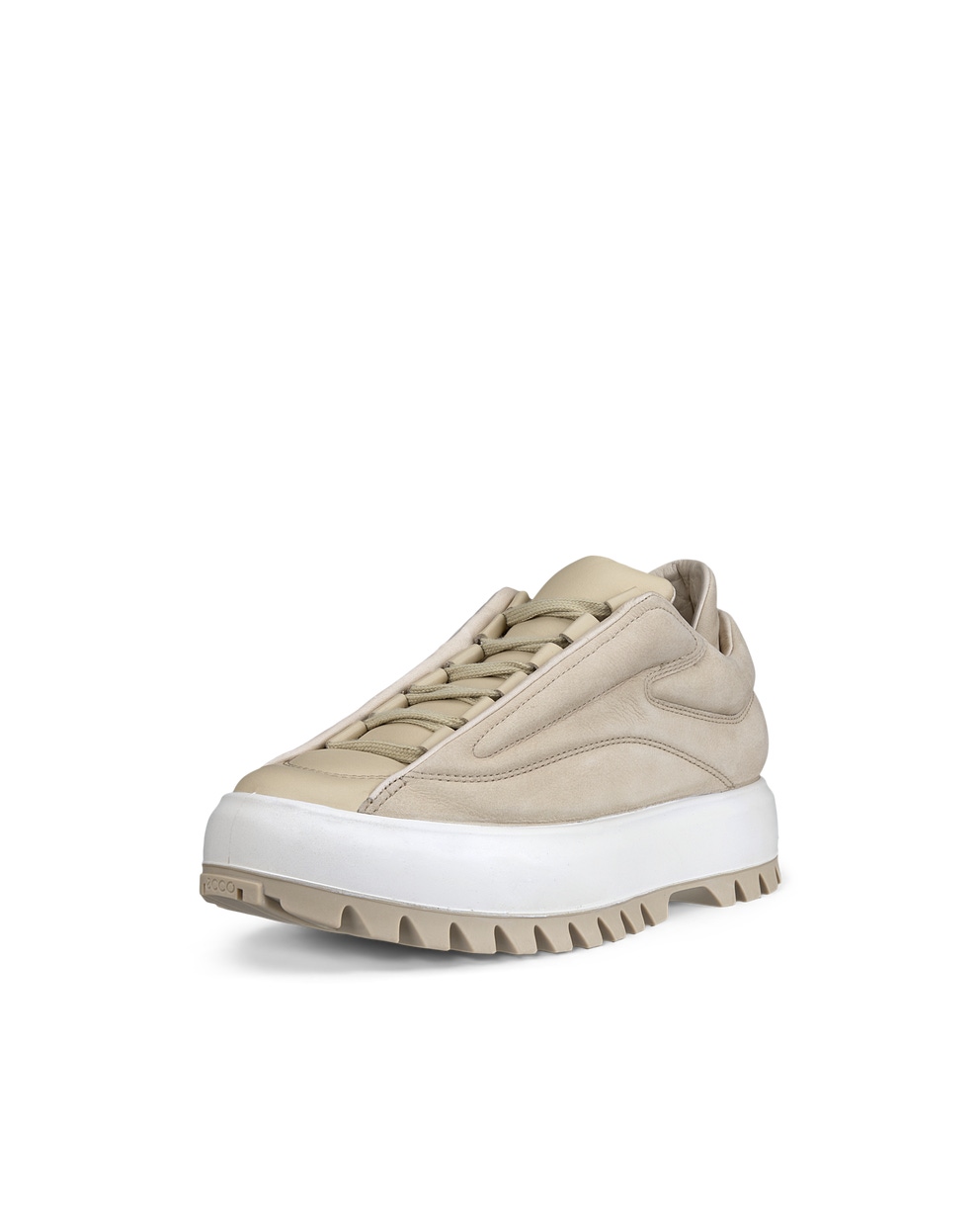 Women's ECCO® Street Ace RAL7000 Nubuck Sneaker - Beige - Main