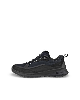 Men's ECCO® ULT-TRN Nubuck Waterproof Hiking Shoe - Black - Outside