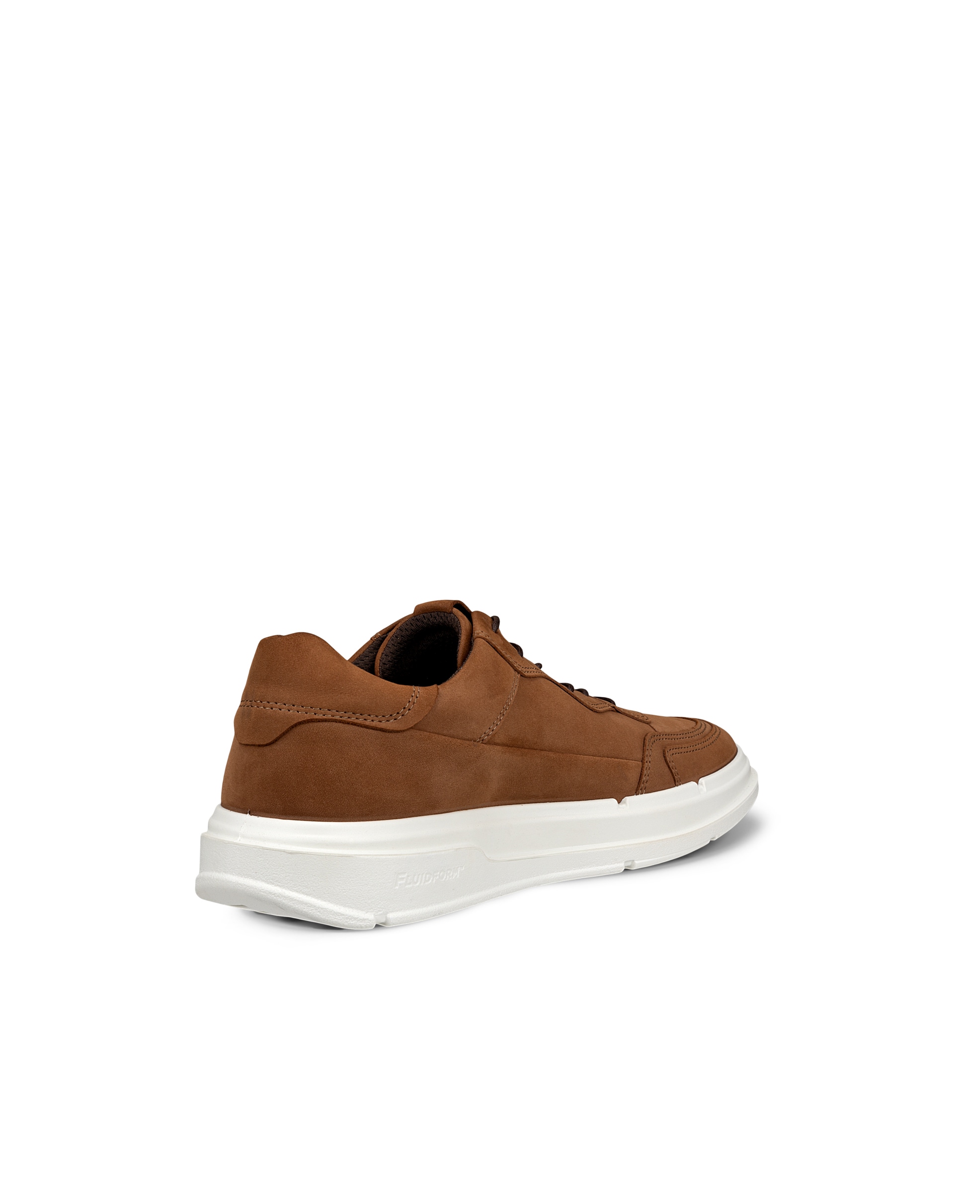 Men's ECCO® Day Nubuck Sneaker - Brown - Back