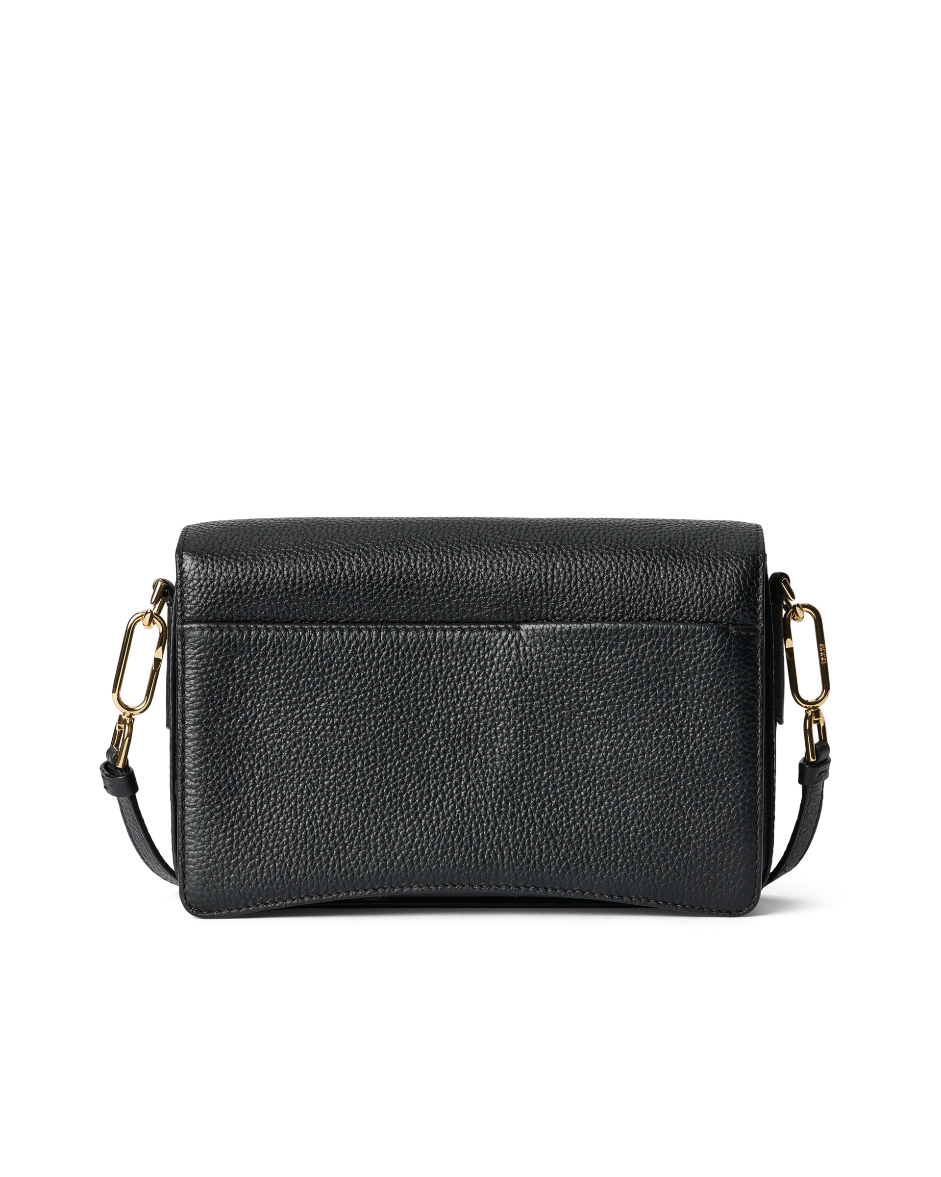 ECCO® Leather Pinch Crossbody Bag - Black - Back