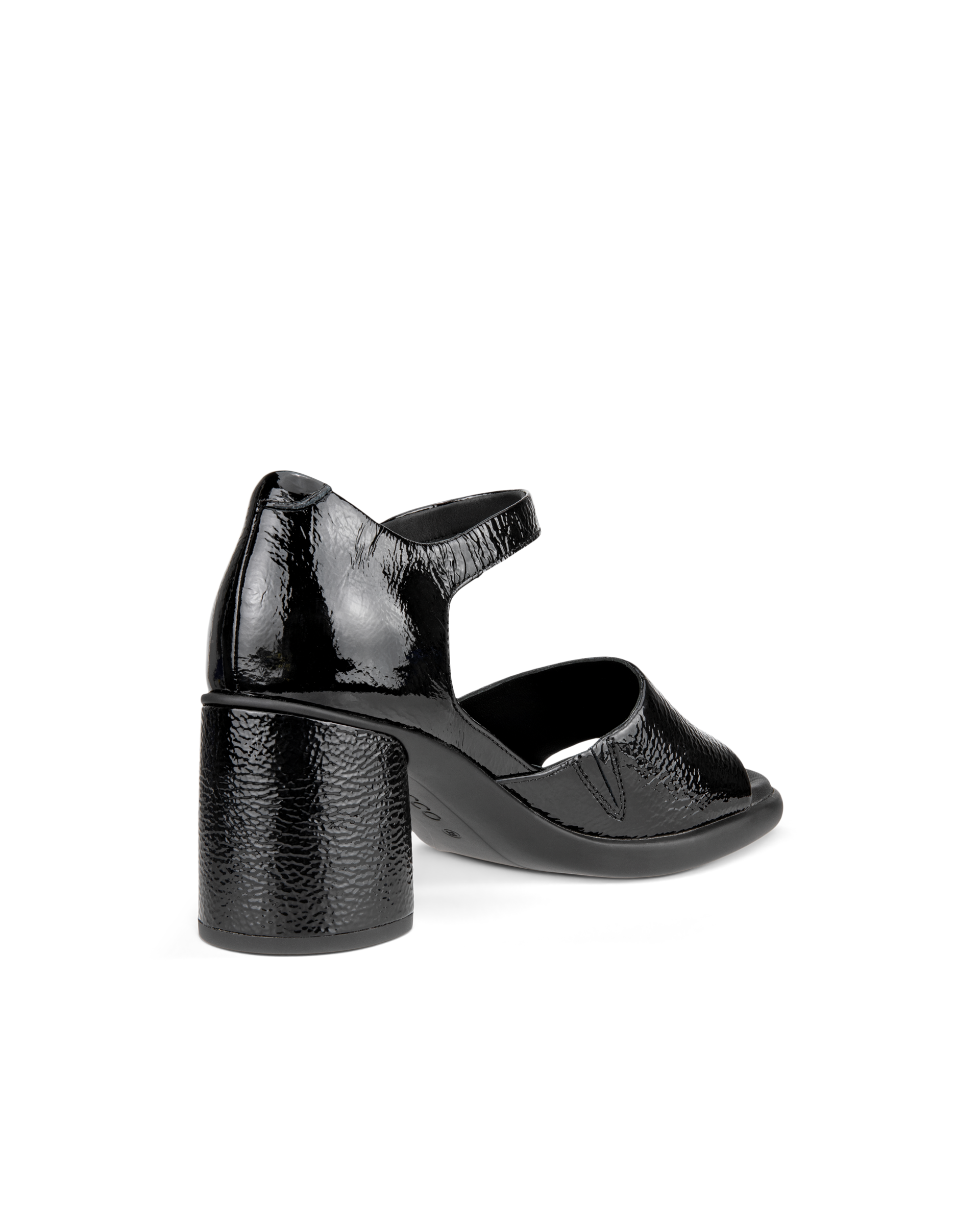 여성용 ECCO® Sculpted Sandal LX 55 가죽 힐 샌들 - Black - Back