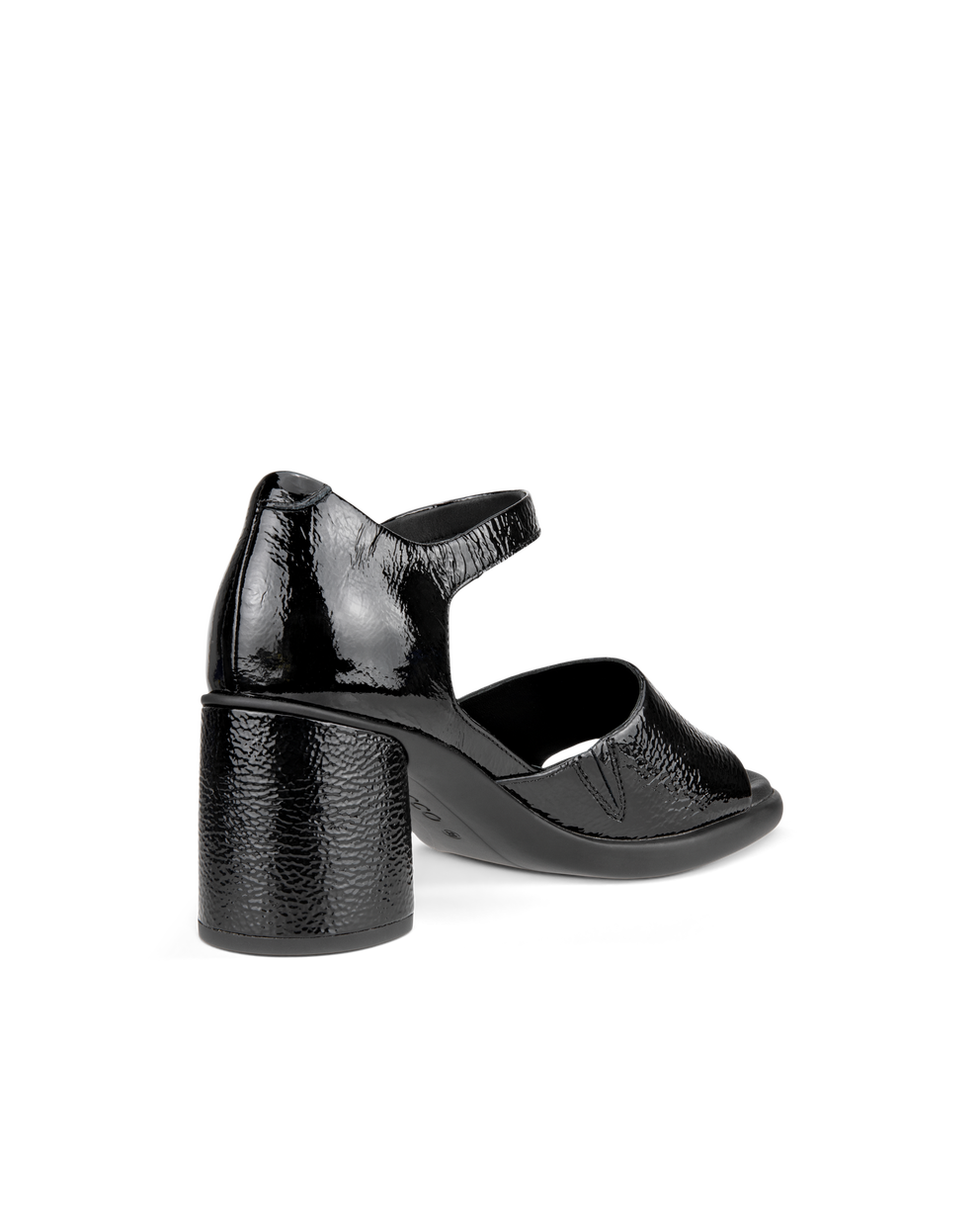 ECCO® Sculpted Sandal LX 55 sandale à talon en cuir pour femme - Noir - Back