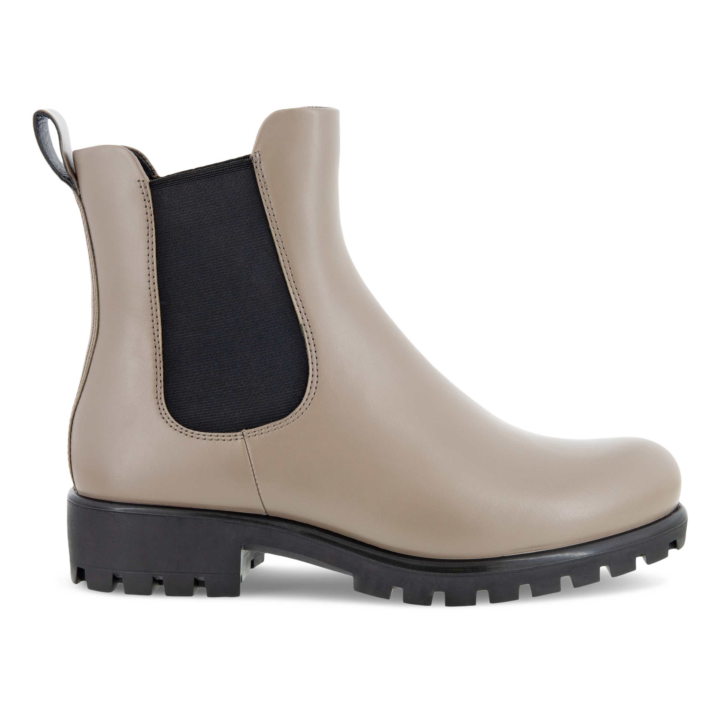ECCO Modtray ウィメンズ レザーチェルシーブーツ - 灰色 - Outside