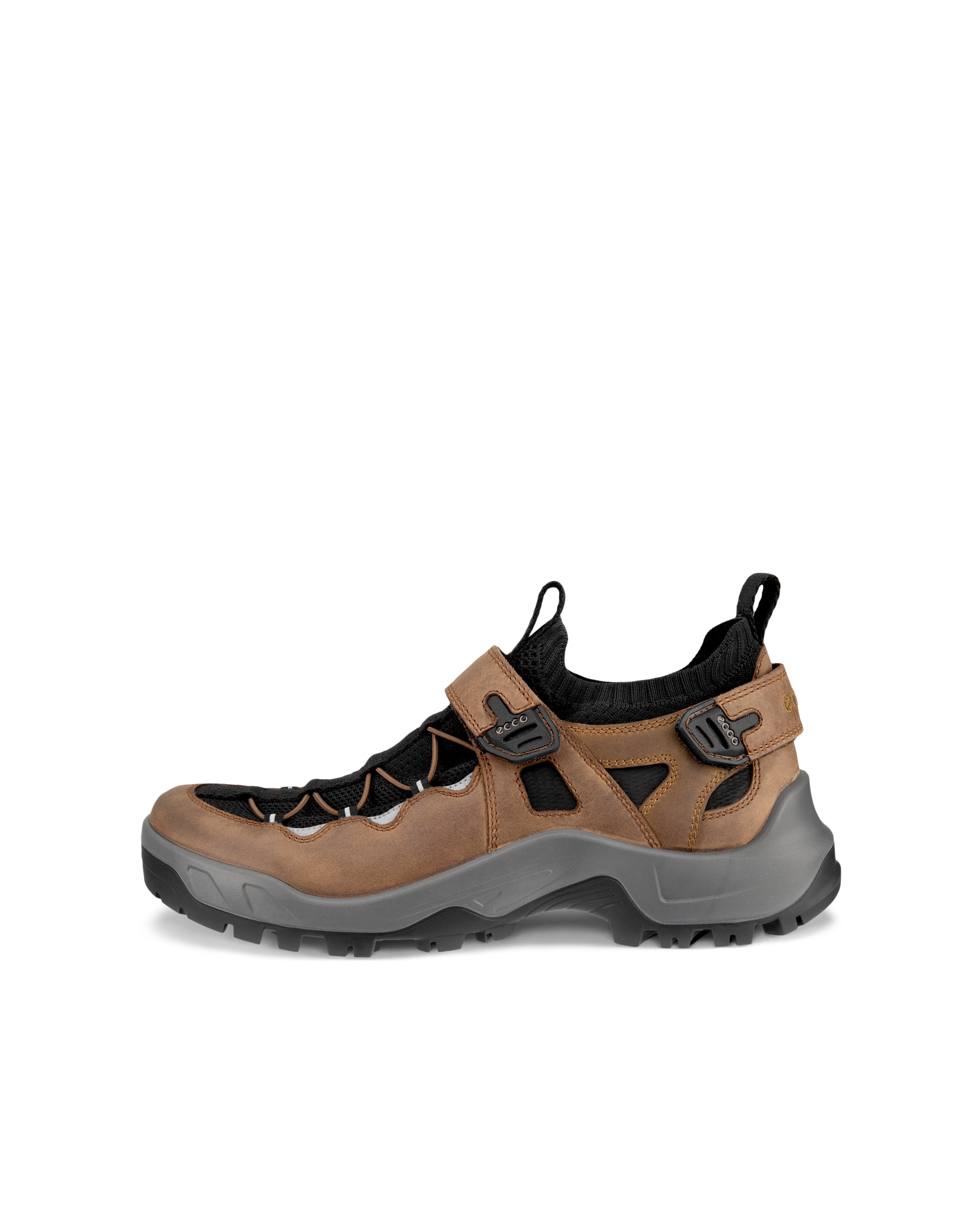 Men's ECCO® Offroad Nubuck Outdoor Shoe - Brown - Outside