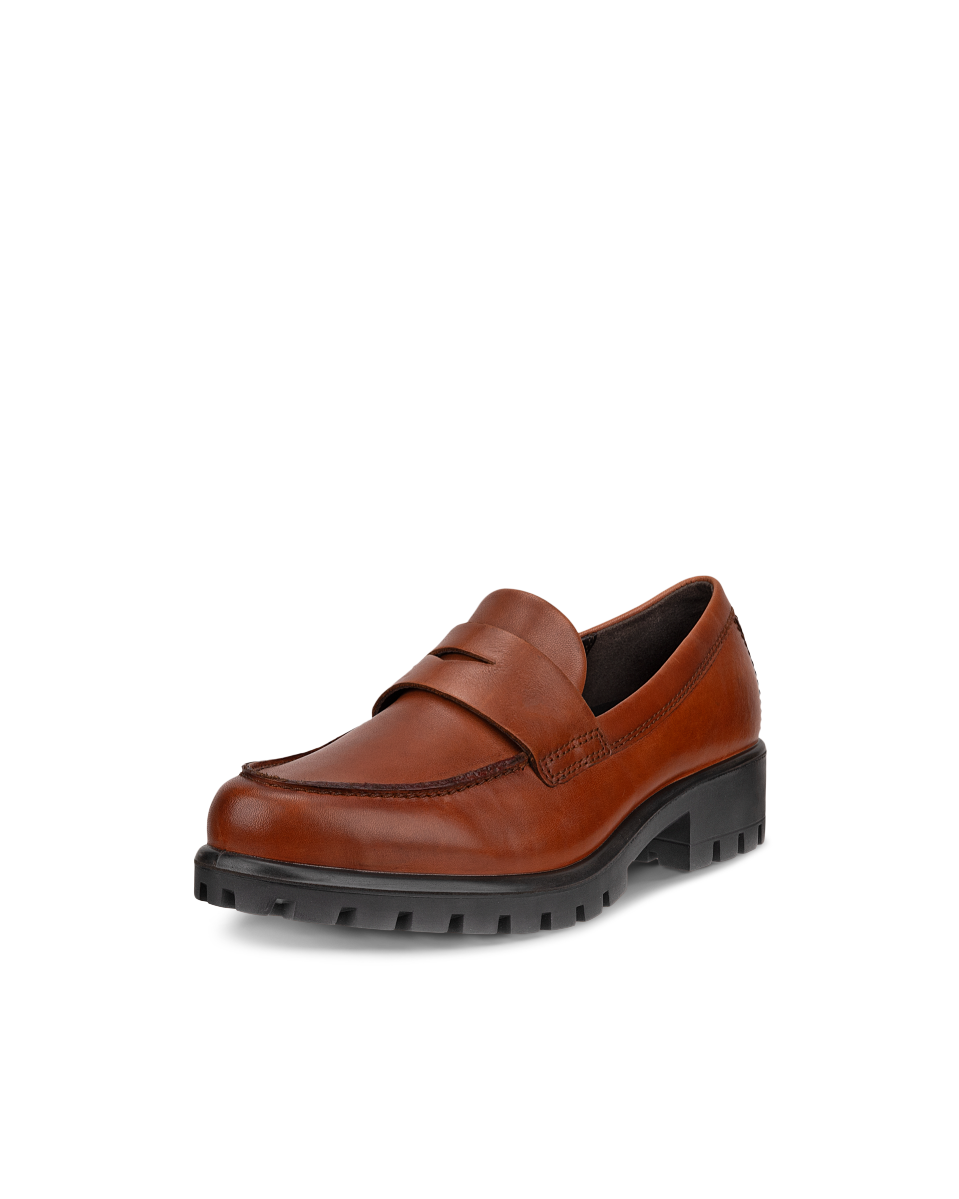 ECCO® Modtray nahast loafer naistele - Pruun - Main