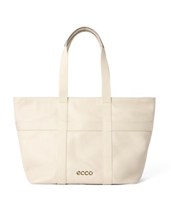 ECCO® Globetrotter Waterproof Pebbled Leather Tote Bag - Beige - Main