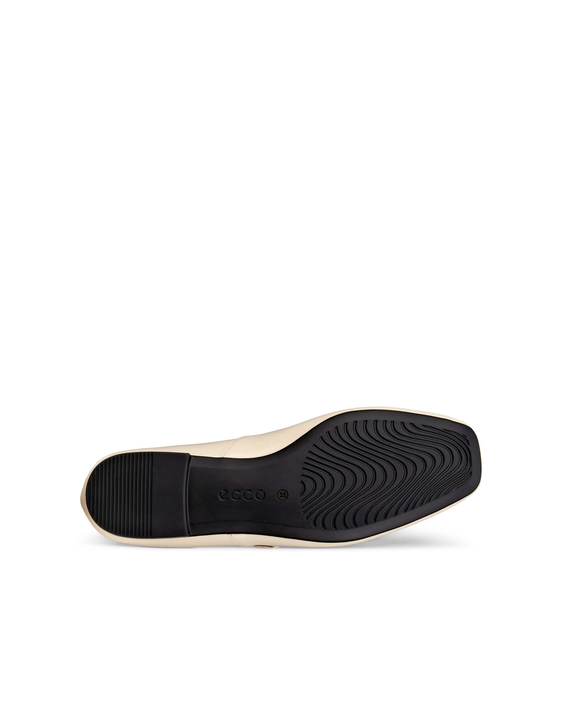 Sabrinas couro mulher ECCO® MARGOT - Bege - Sole