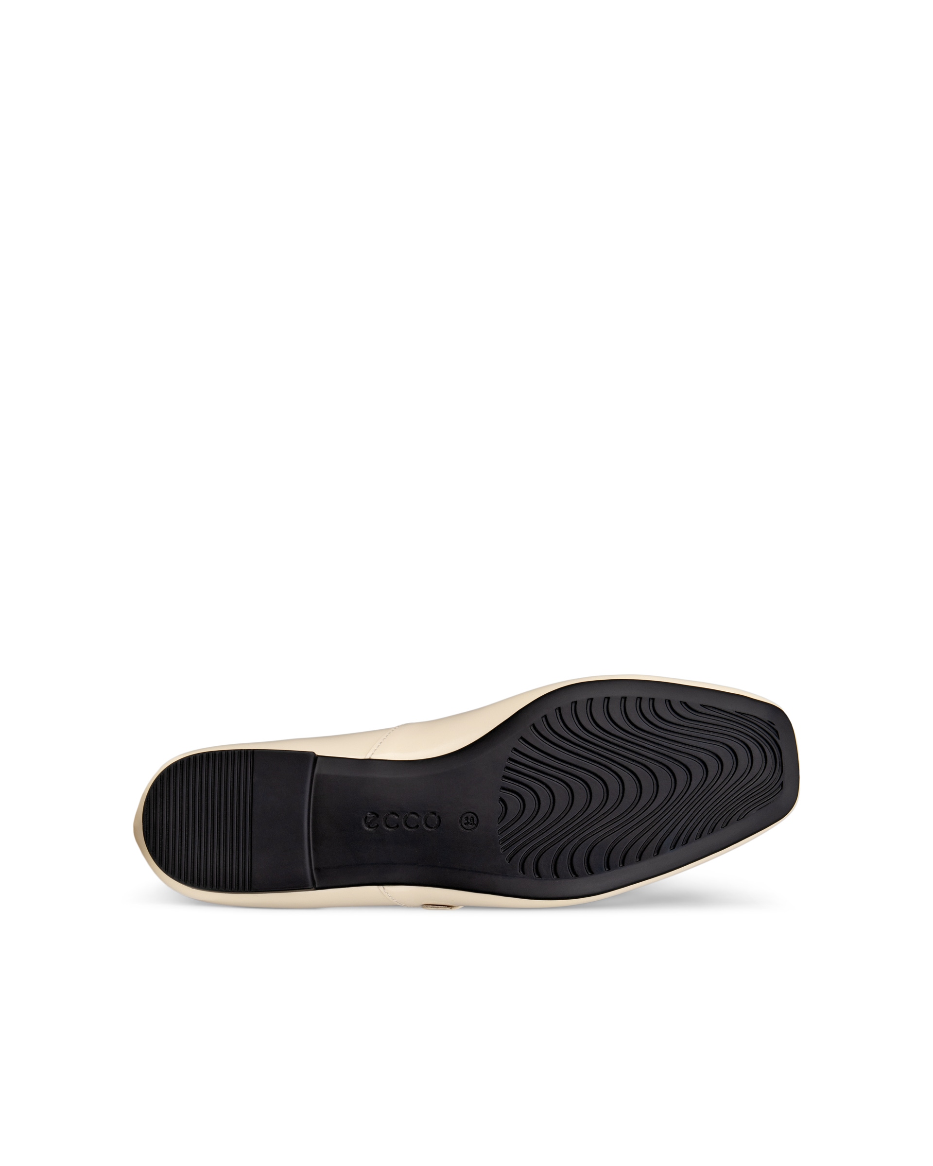 Sabrinas couro mulher ECCO® MARGOT - Bege - Sole