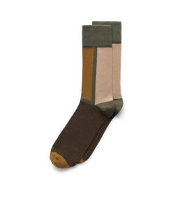 ECCO Vibe Colour-block Socks - Marrón - Main