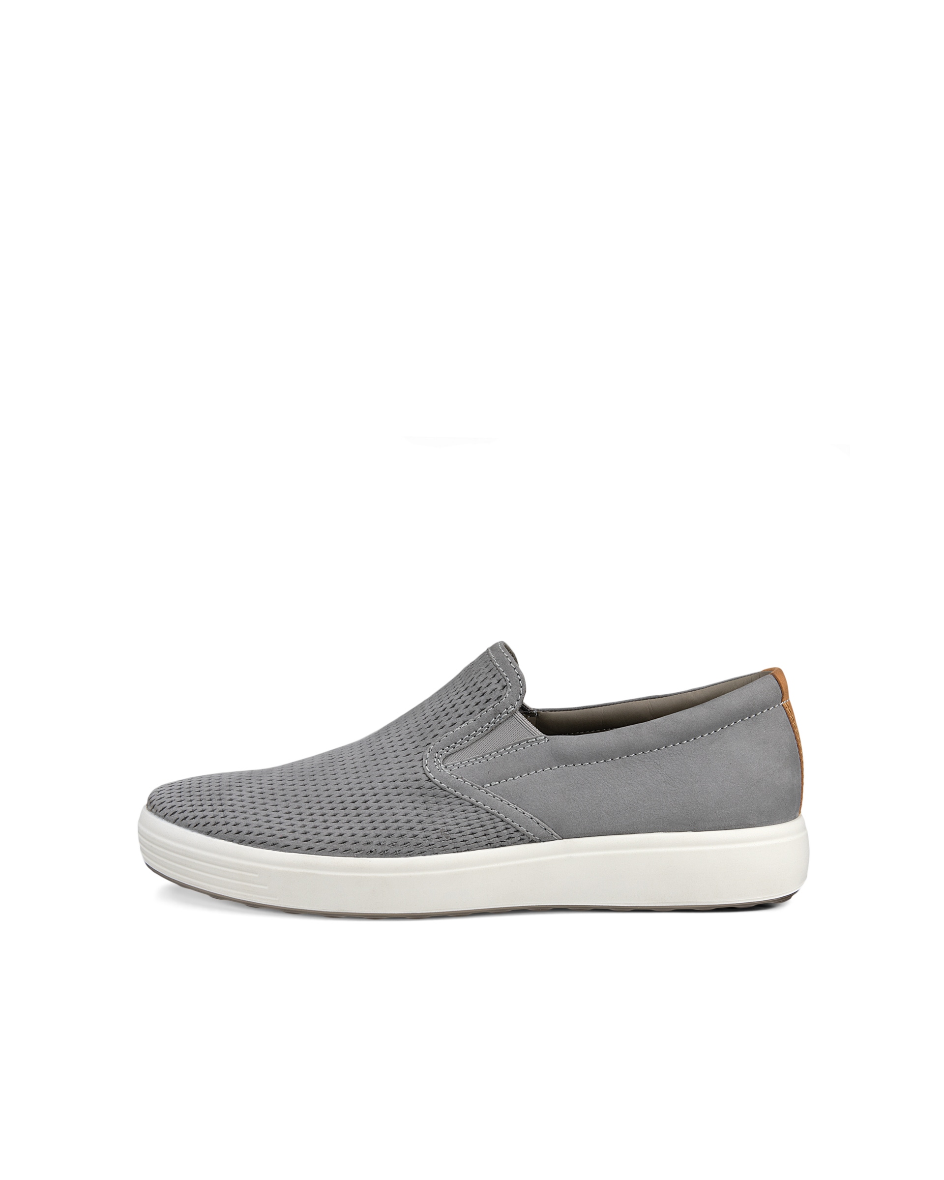 ECCO SOFT 7 MEN'S SLIP-ON - Grey - Outside