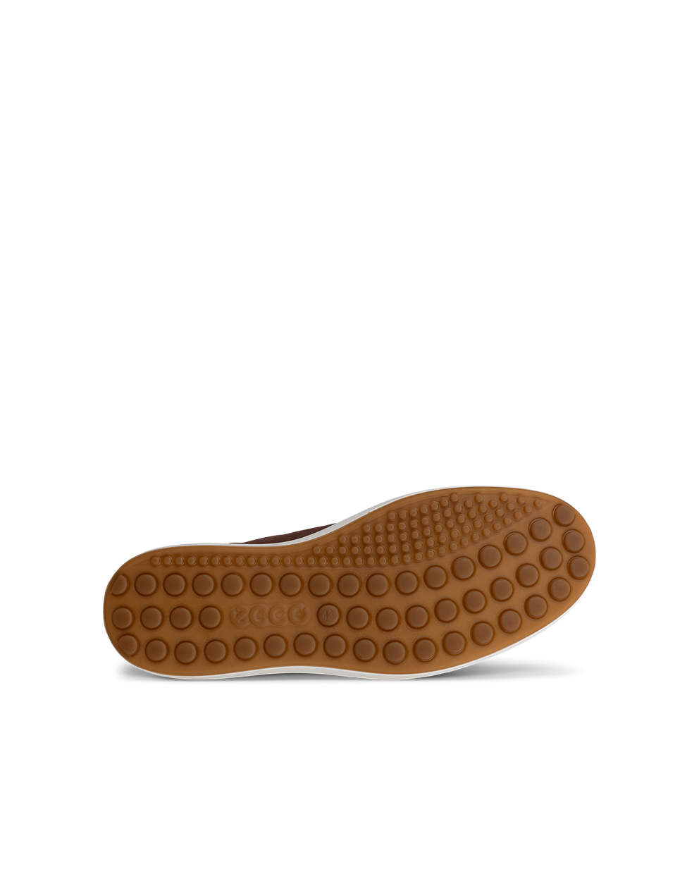 남성 ECCO® Soft 7 누벅 트레이너 - Brown - Sole