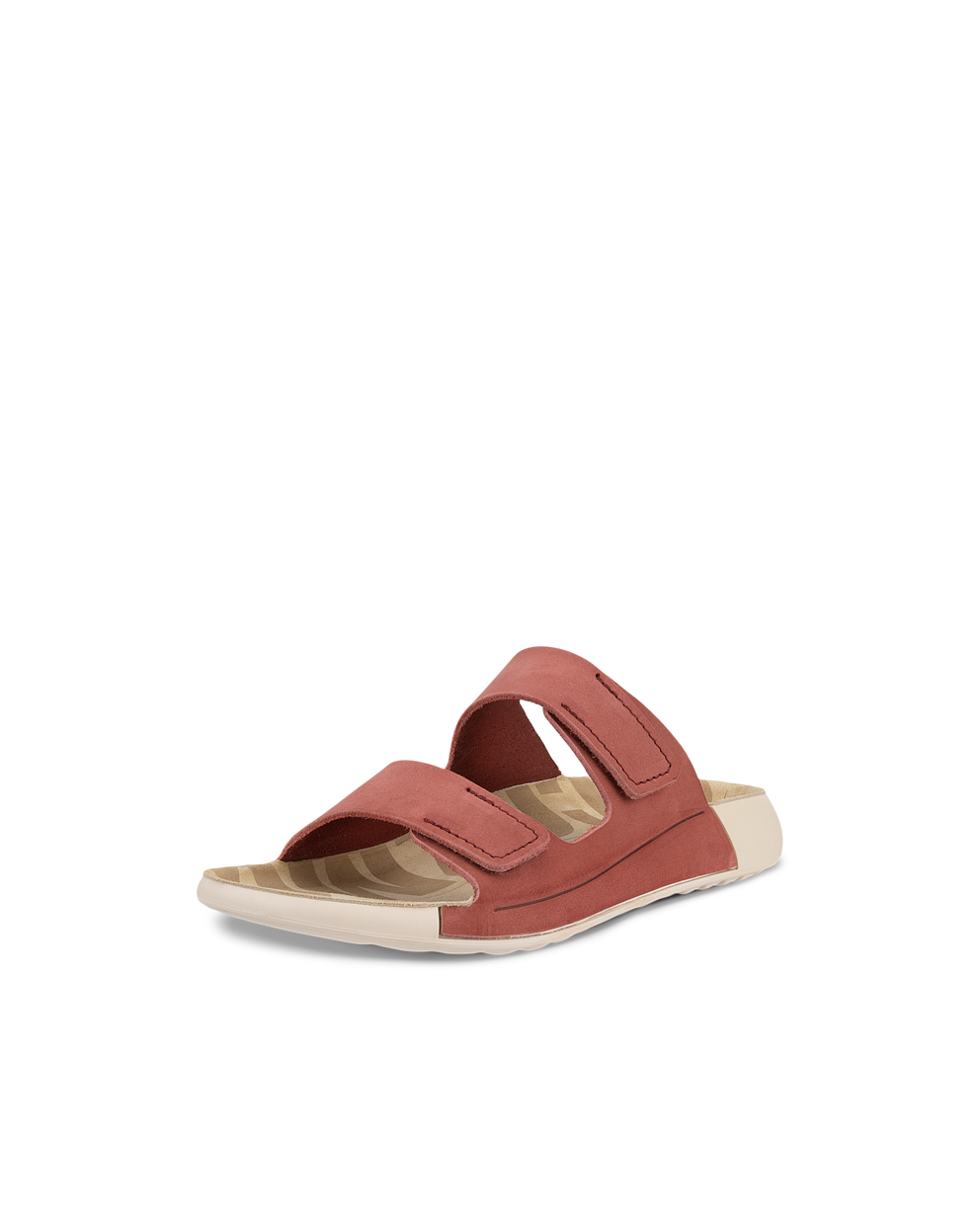 ECCO Cozmo Women's 2-strap Slide Sandal - Red - Main