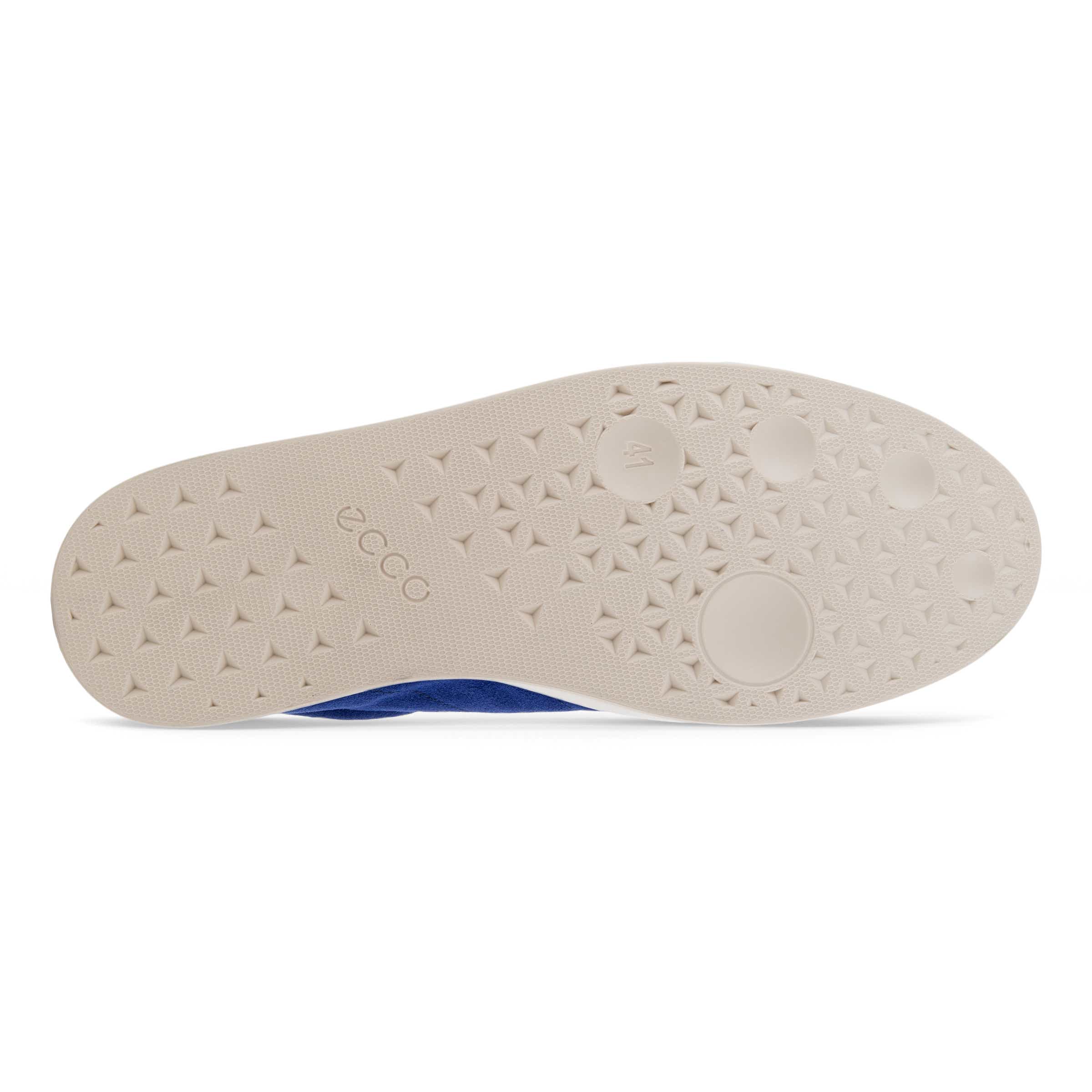 Men's ECCO® Street Lite Suede Sneaker - Blue - Sole