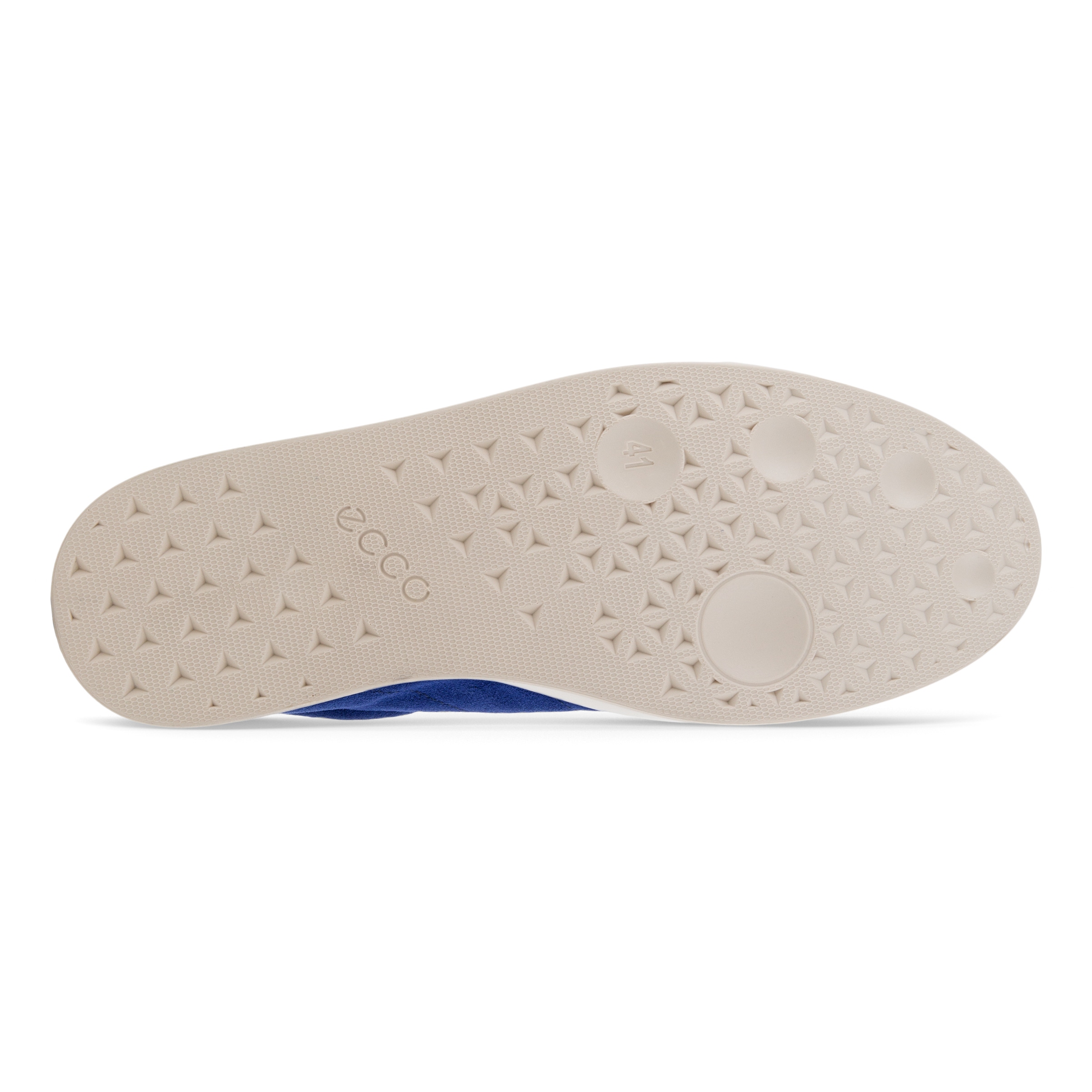 Men's ECCO® Street Lite Suede Sneaker - Blue - Sole
