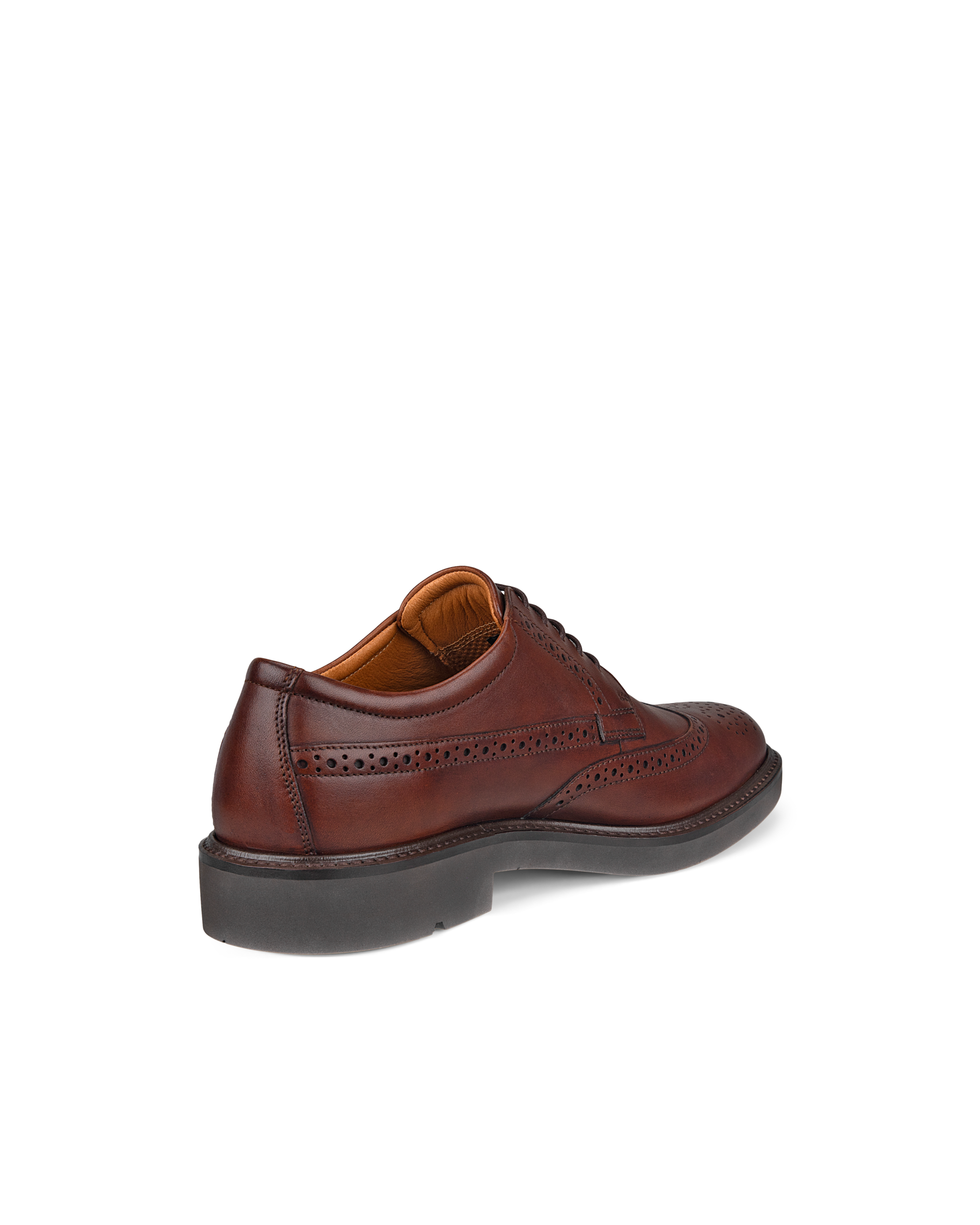 ECCO Metropole London Wingtip Shoes Mens - Brown - Back