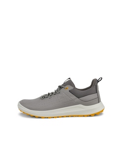 Men's ECCO® Golf Core Leather Shoe - Grey - Outside