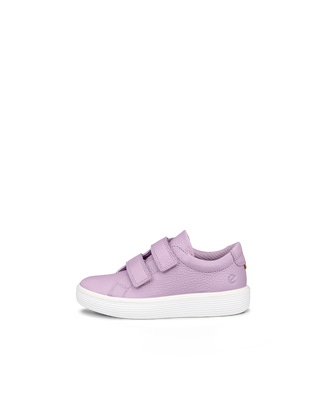 Zapatillas de piel ECCO® Soft 60 para niño/a - Violeta - Outside