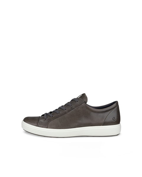 Men's ECCO® Soft 7 Nubuck Sneaker | Grey