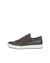 Men's ECCO® Soft 7 Nubuck Sneaker - Grey - Outside