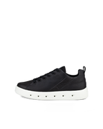 Men's ECCO® Street 720 Leather Gore-Tex Sneaker - Black - Outside