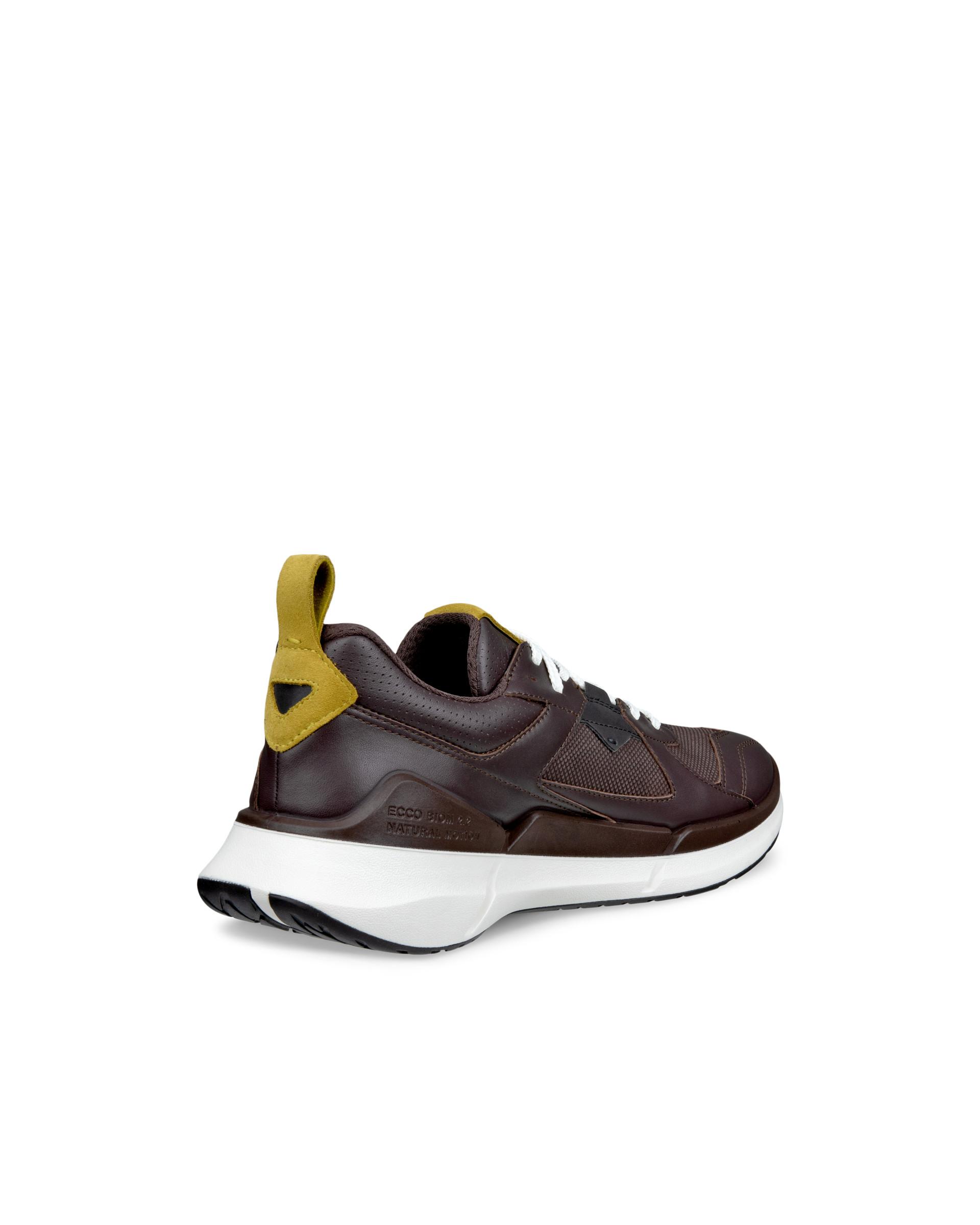 Men's ECCO® Biom 2.2 Leather Gore-Tex Sneaker - Brown - Back