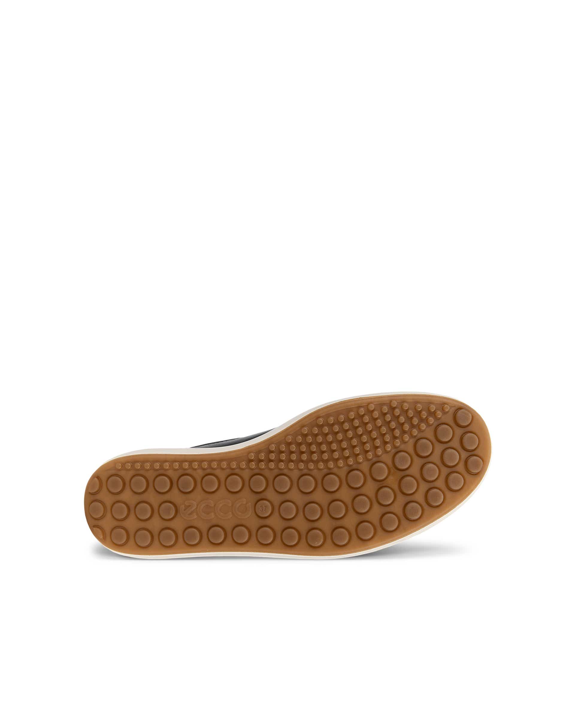 ECCO Soft 7 ウィメンズ レザースニーカー - 灰色 - Sole