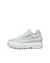 Men's ECCO® Street Ace RAL7000 Leather Sneaker - White - Outside