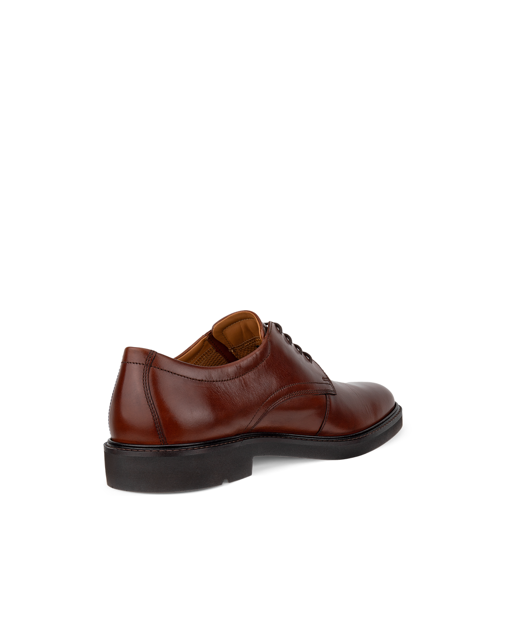 Men's ECCO® Metropole London Leather Derby Shoe - Brown - Back