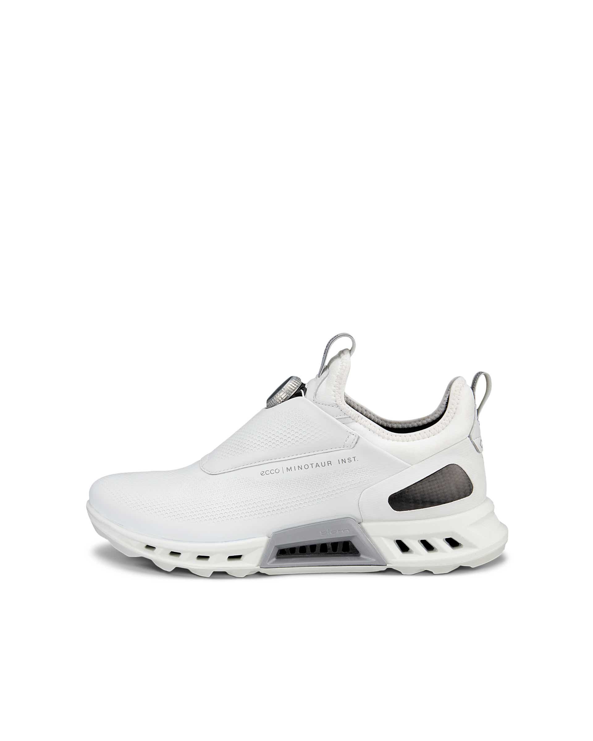 ECCO Golf BIOM C4 BOA ウィメンズ レザーGore-Texゴルフシューズ - 白 - Outside
