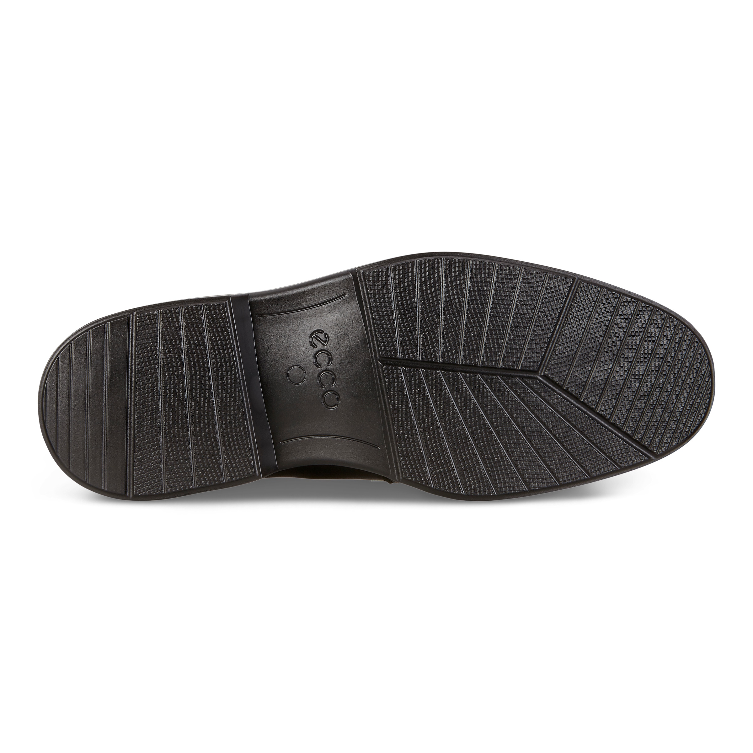 ECCO Men Lisbon Cap Toe Tie - Black - Sole