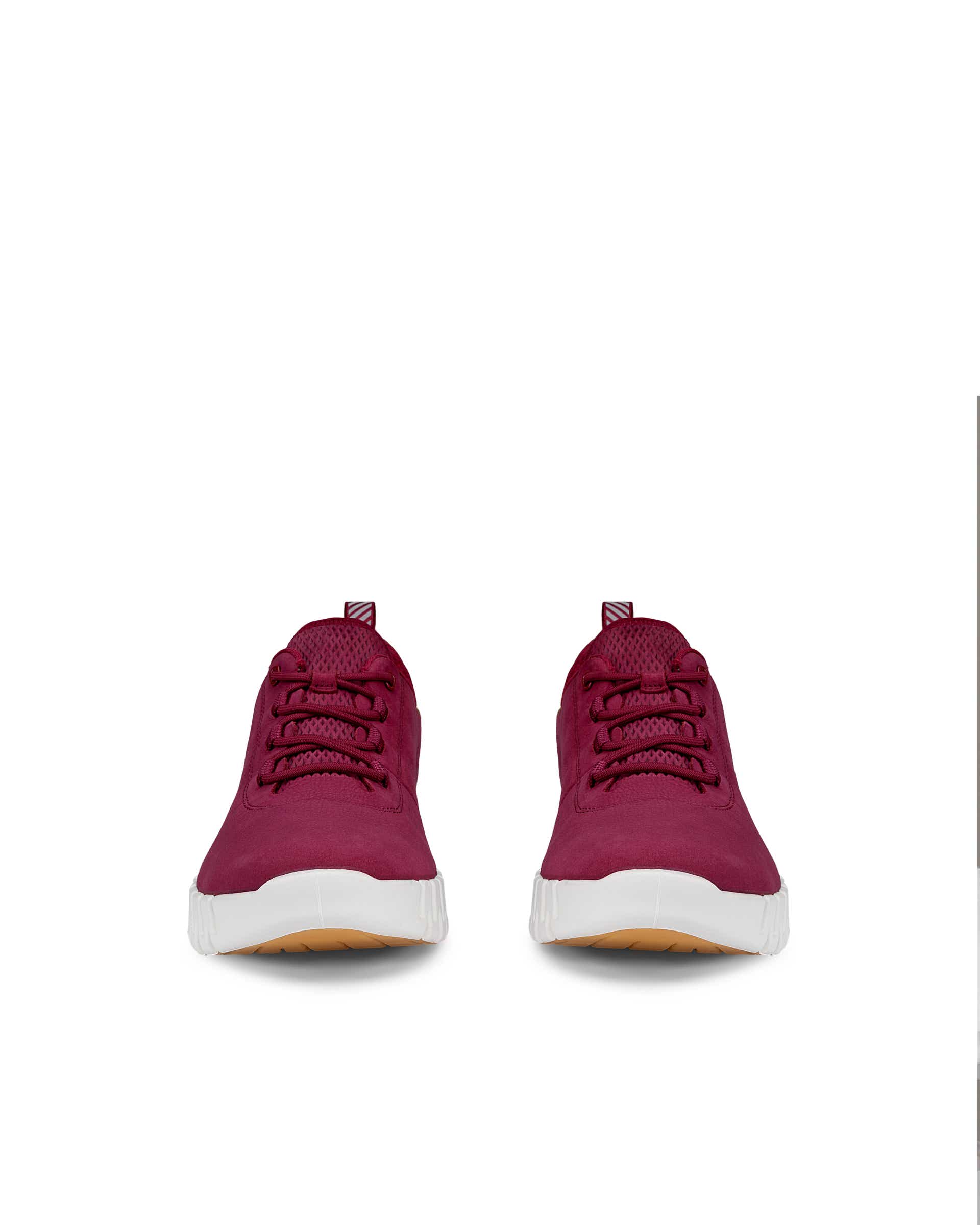 Dámske nubukové tenisky ECCO® GRUUV - Červená - Front pair