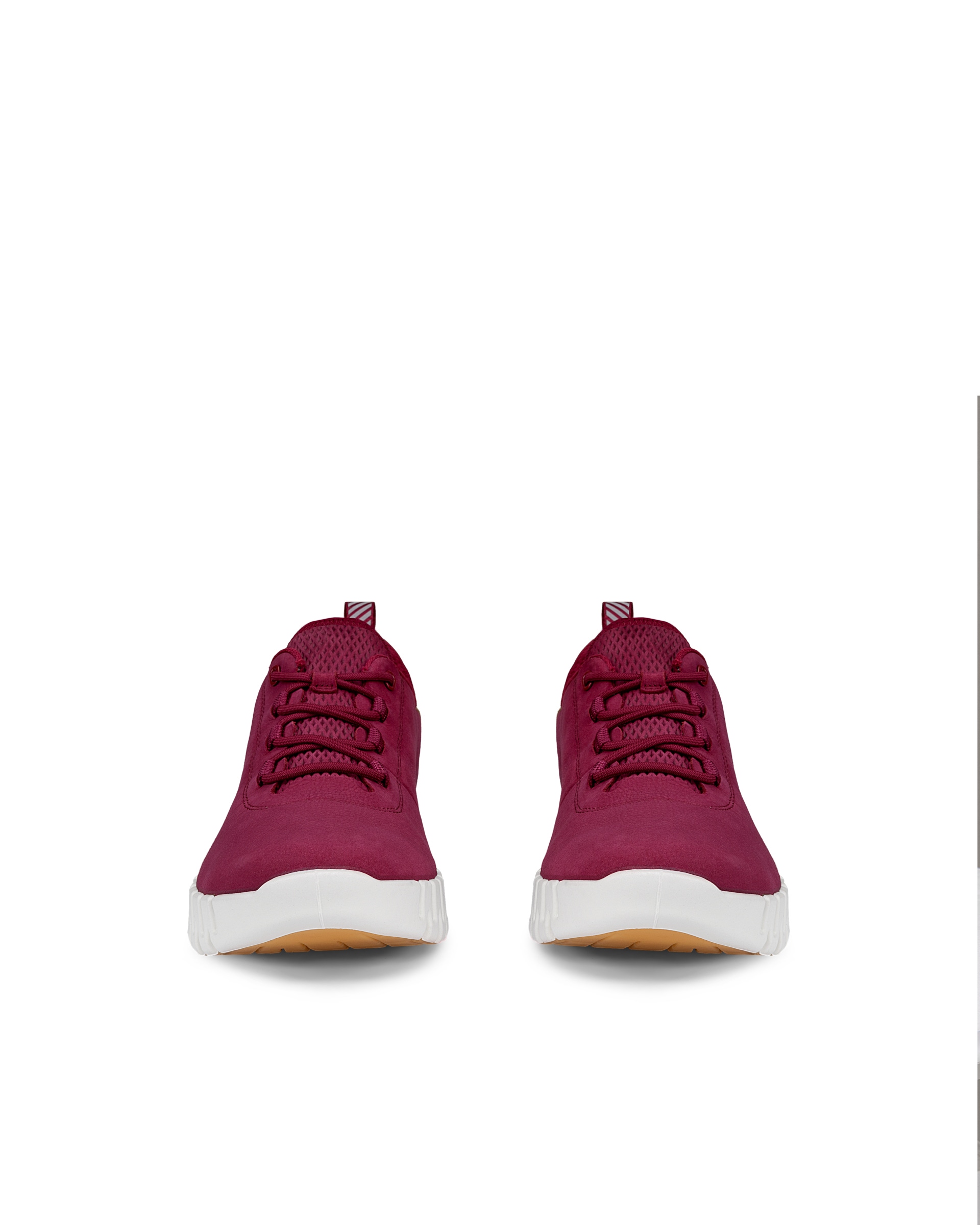 Dámske nubukové tenisky ECCO® GRUUV - Červená - Front pair