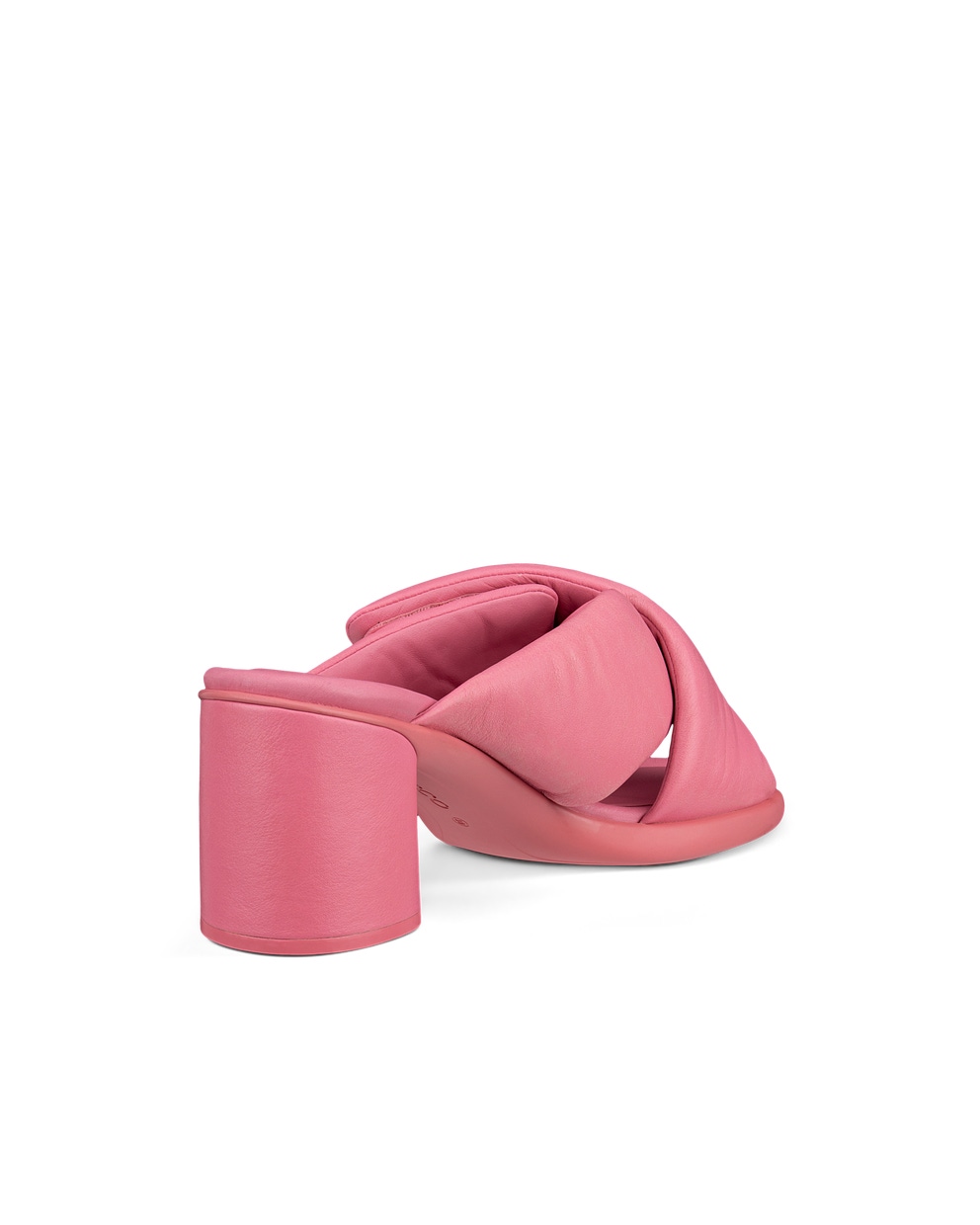 Sandalias de piel con tacón ECCO® Sculpted Sandal LX 55 para mujer - Rosa - Back