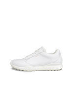 Women's ECCO® Golf Biom Hybrid Leather Golf Shoe - White - Outside