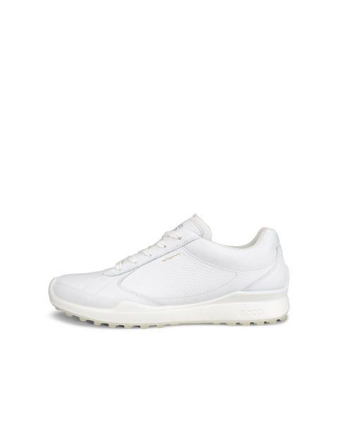 Zapatos golf de piel ECCO® Golf Biom Hybrid para mujer - Blanco - Outside